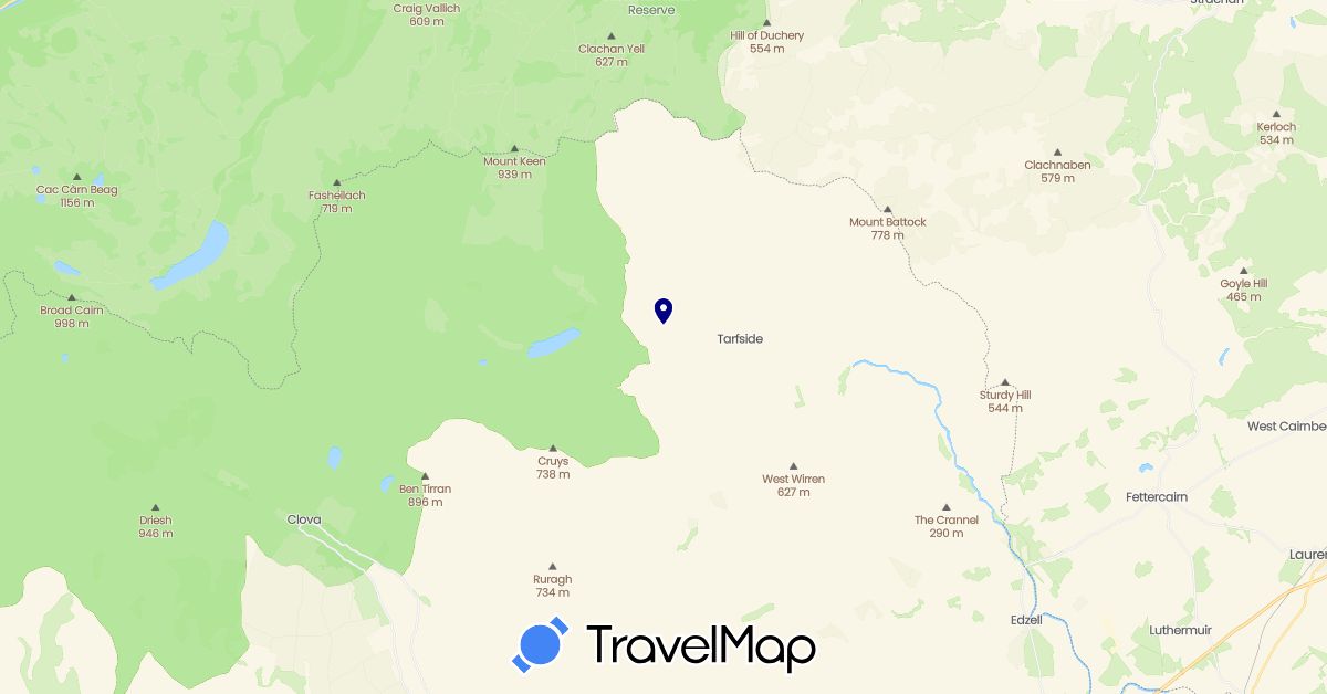 TravelMap itinerary: driving in Israel (Asia)
